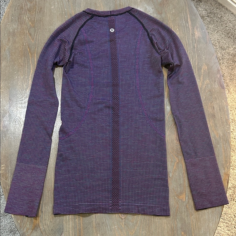 Lululemon Athletica Deep Purple Long Sleeve Tee - Picture 11 of 15
